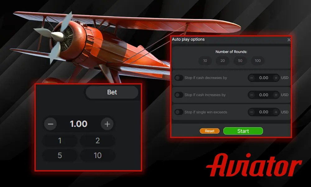 Information about Betting Panel in Aviator