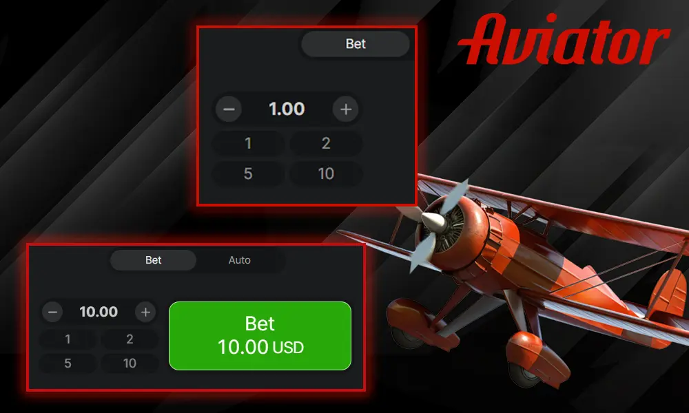 How to bet in the Aviator game?